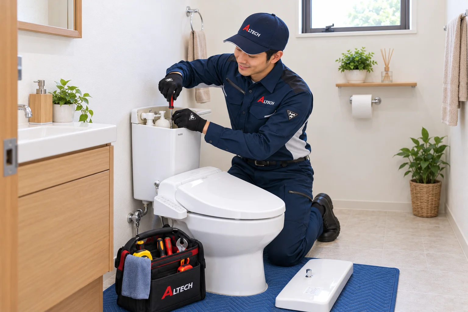 トイレ設備のメンテナンス